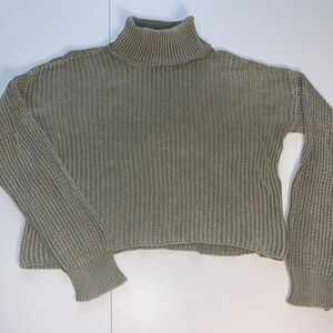 Ten Sixty Sherman Turtleneck Cropped Sweater Size Medium